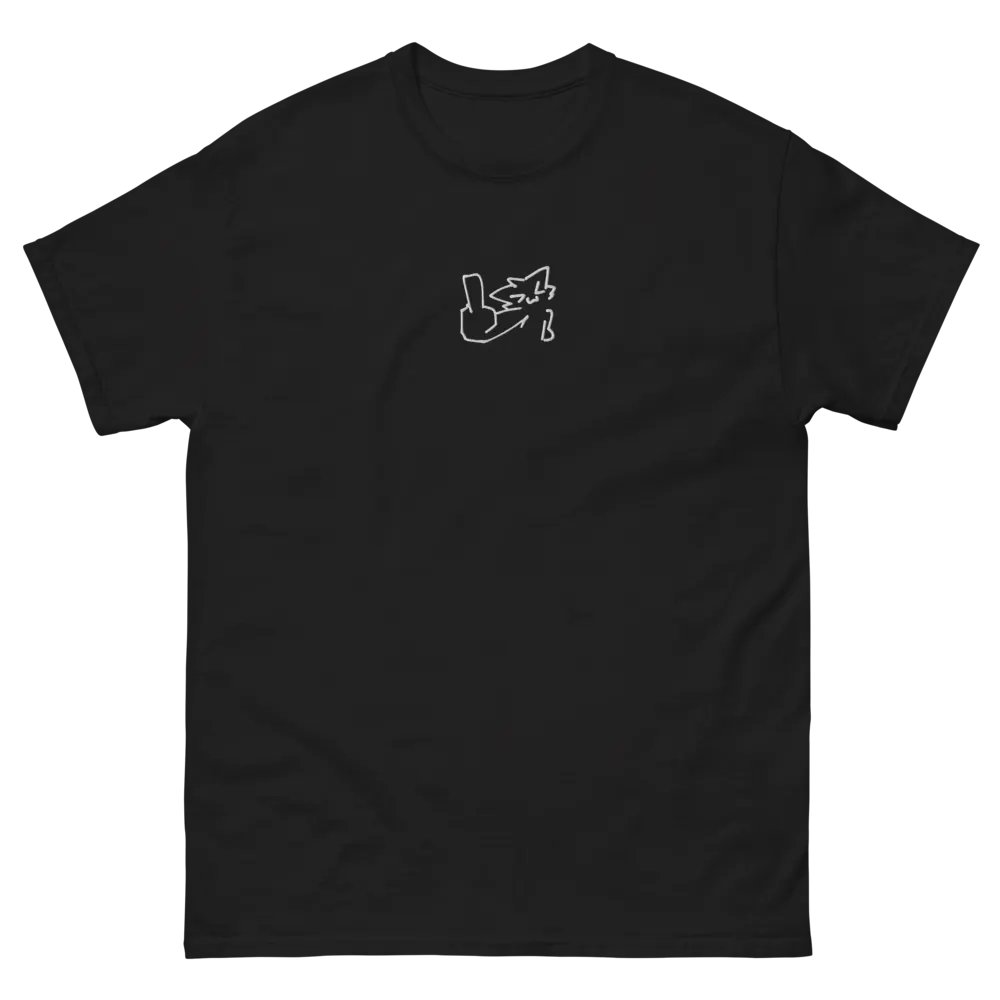 flipping off cat shirt product image (3)
