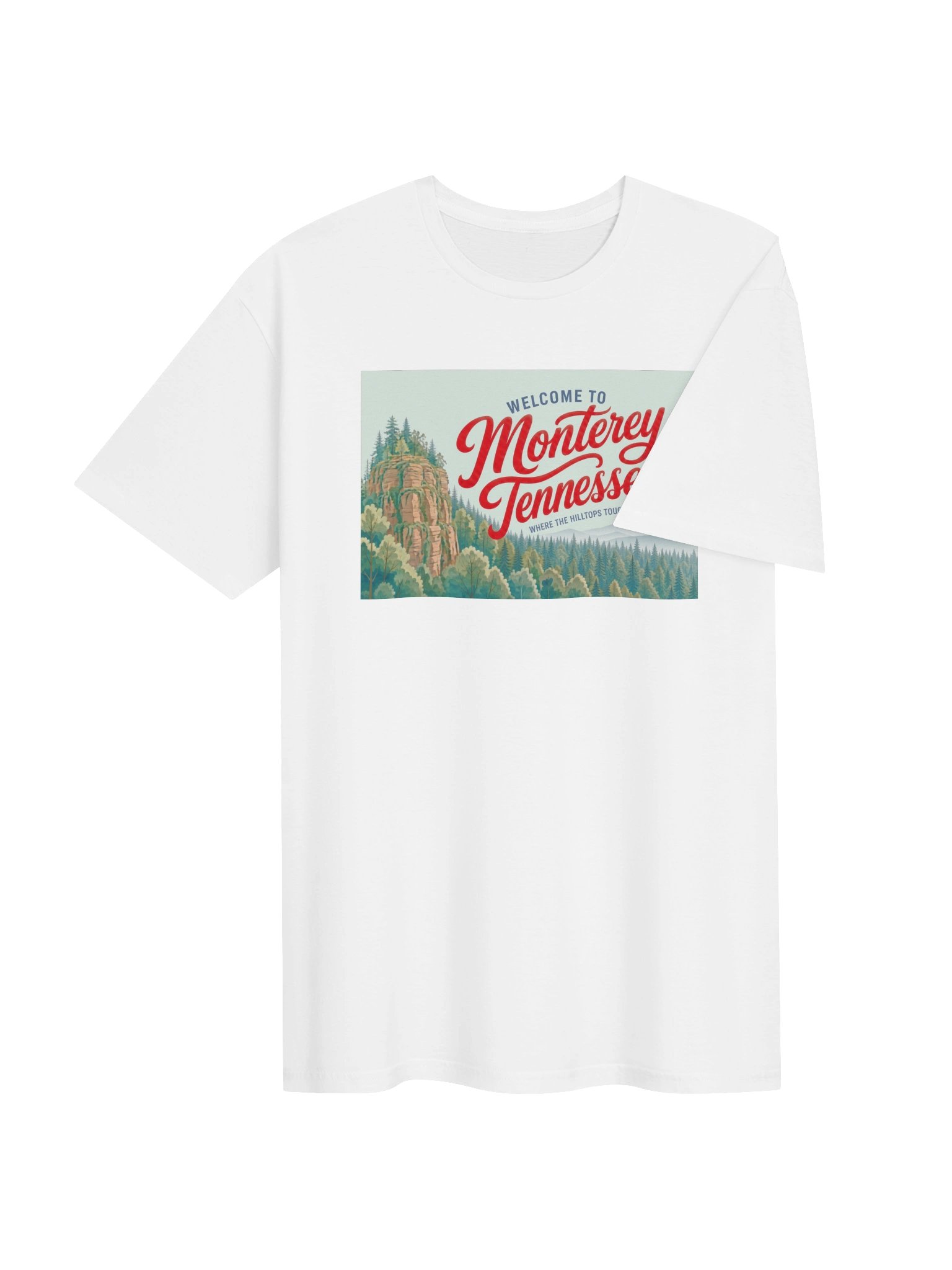 Mural & Main Monterey, Tennessee Mural T-Shirt product image (4)