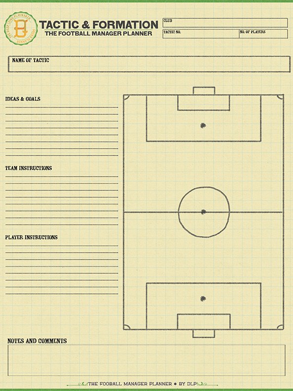 Football Manager Planner by the DLP product image (1)