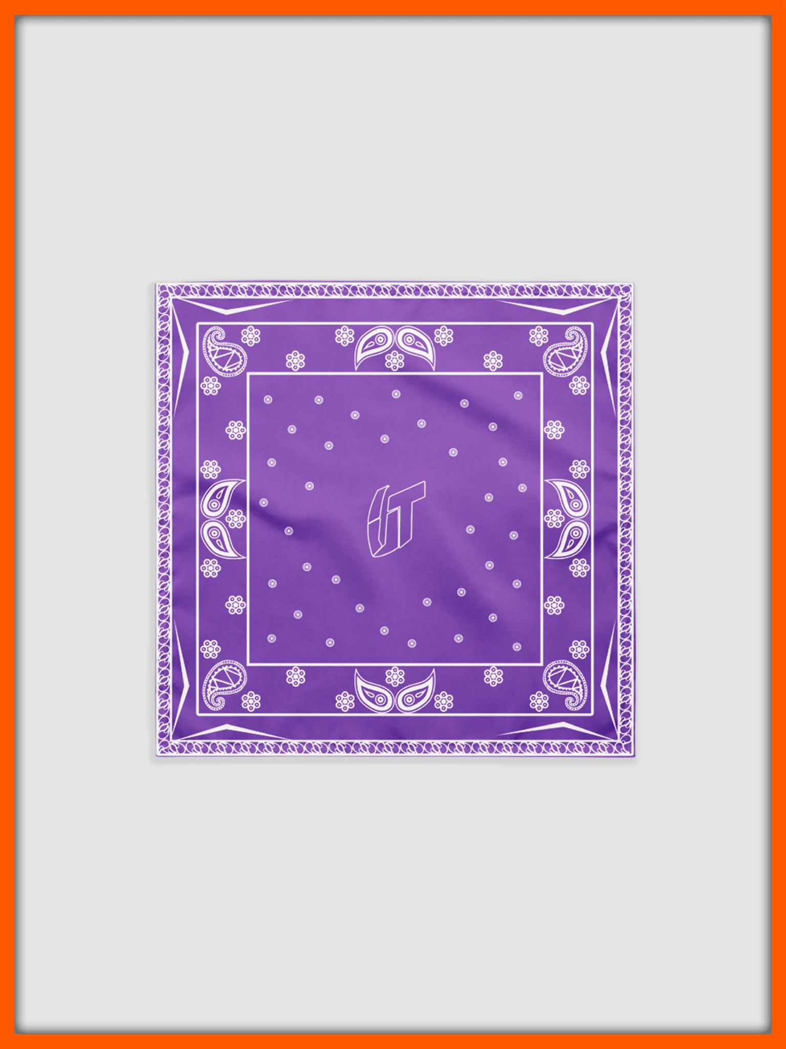 Classic UT Paisley Bandana (Purple) product image (1)