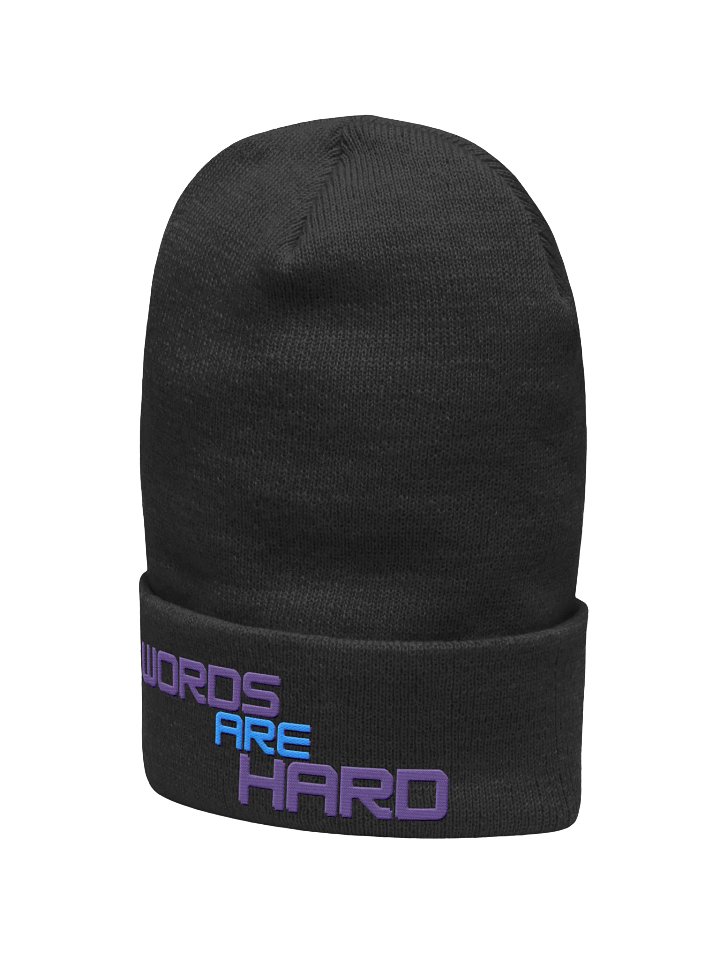 Words Are Hard Beanie product image (11)