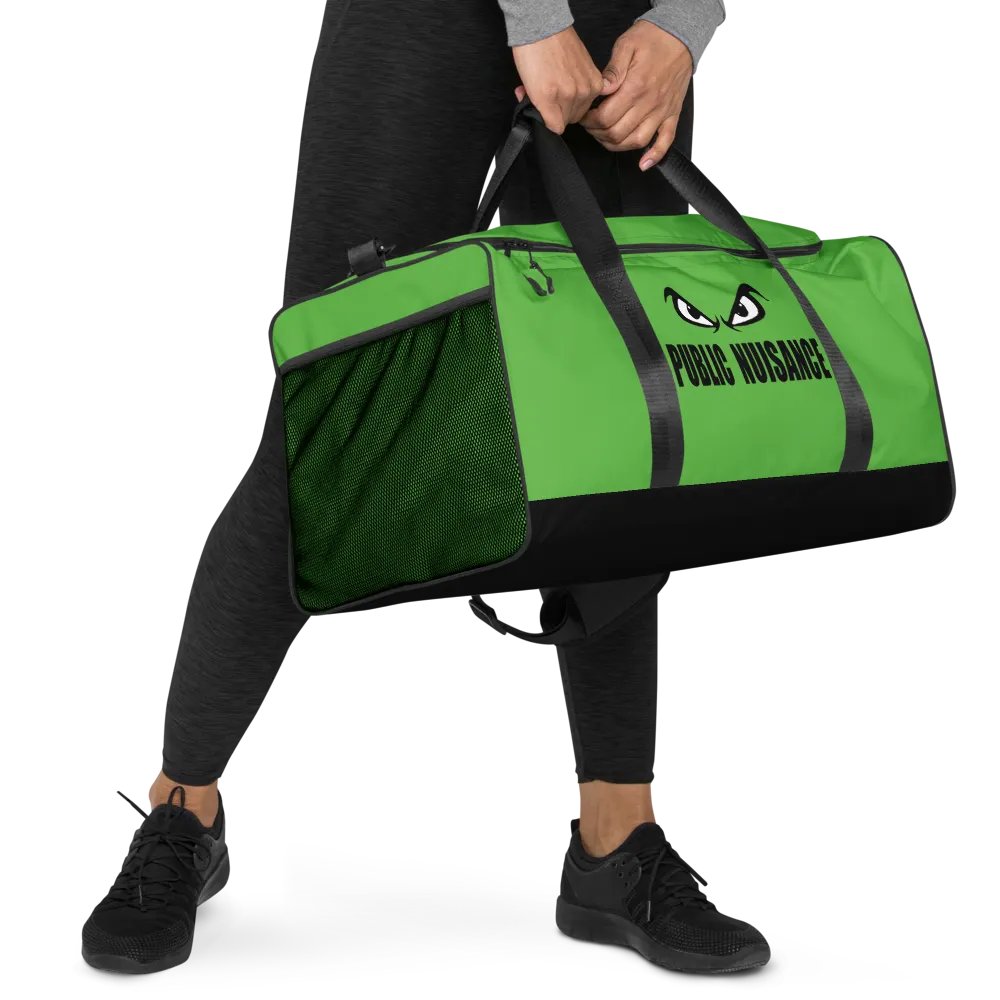 Public Nuisance: Lime Green Duffle Bag product image (5)