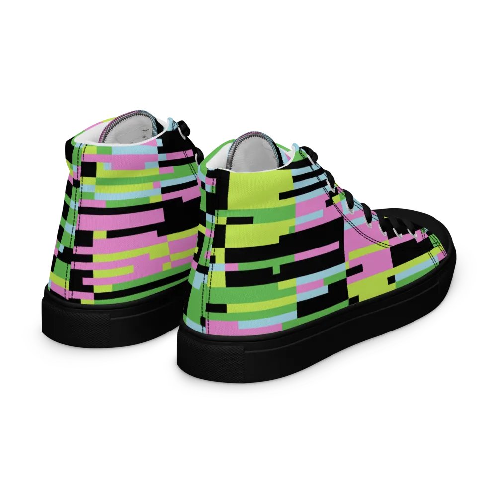Colorful Retro Grid High Tops product image (16)
