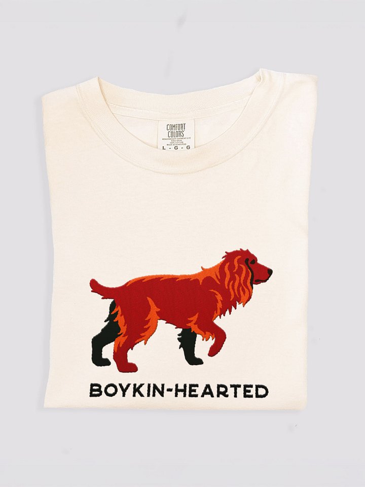 Boykin-Hearted T-Shirt(Embroidered) of a Boykin Spaniel product image (2)