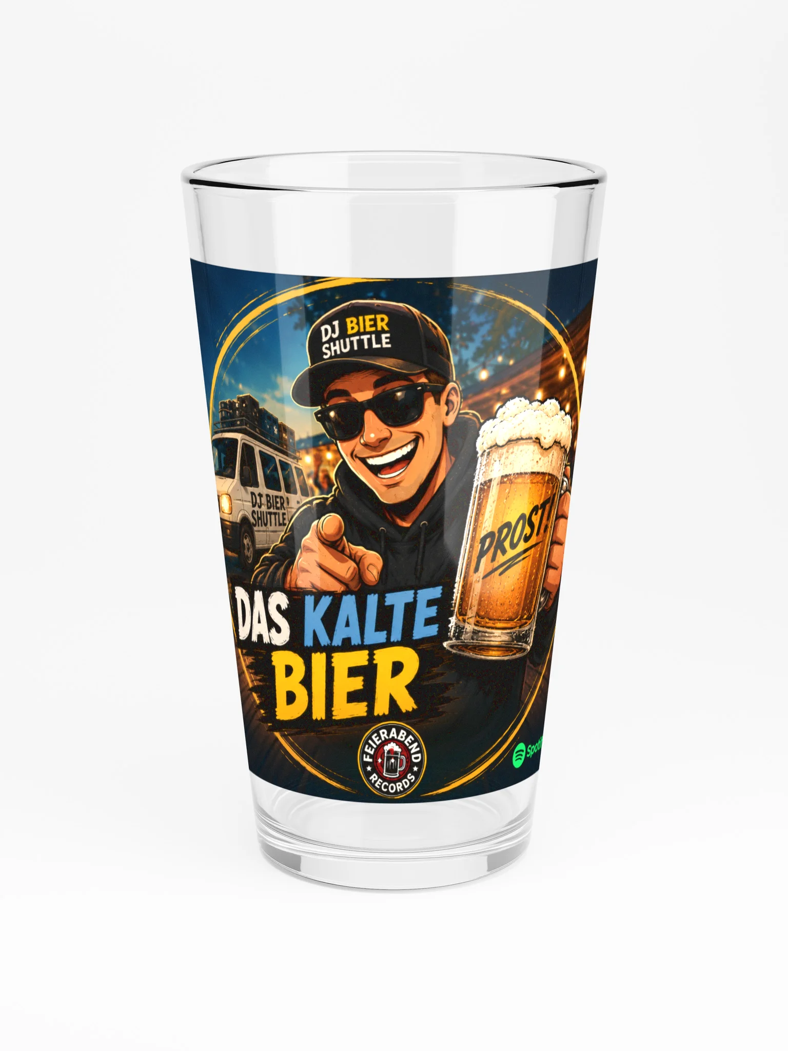 DJ Beer Shuttle Beer Glass product image (3)