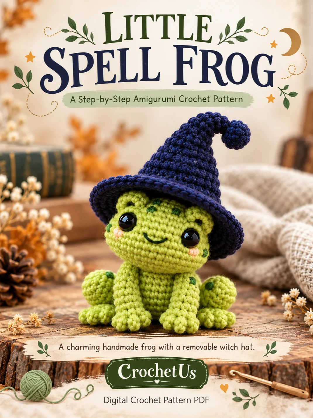 Little Spell Frog Crochet Pattern product image (2)
