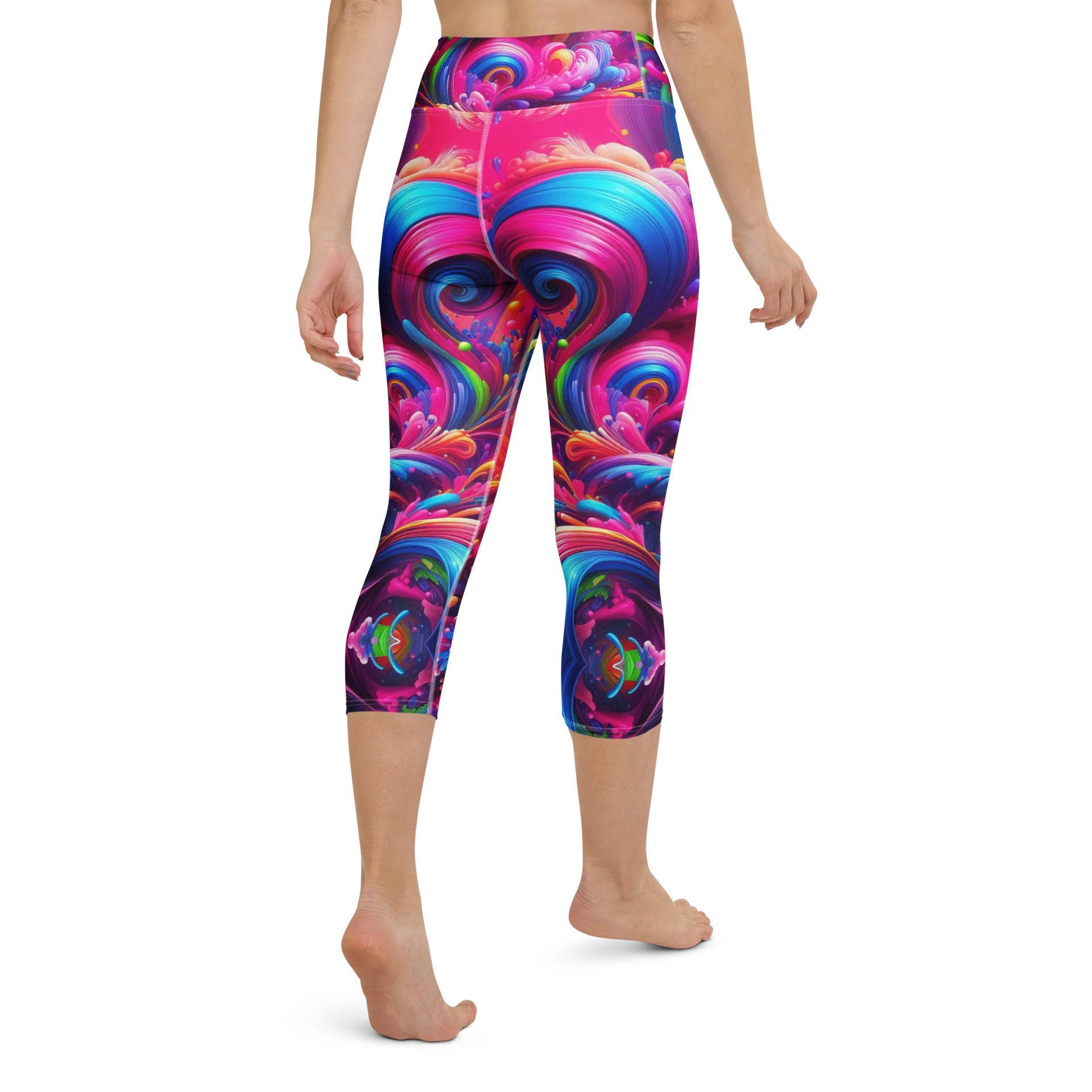 Swirling Energy Yoga Capri Leggings product image (3)