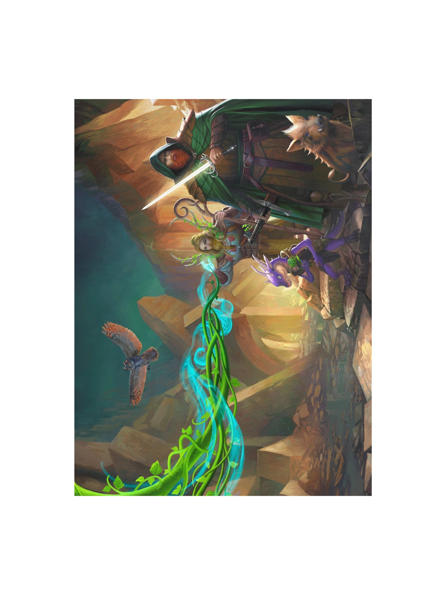 Sword & Thistle Art Print product image (1)