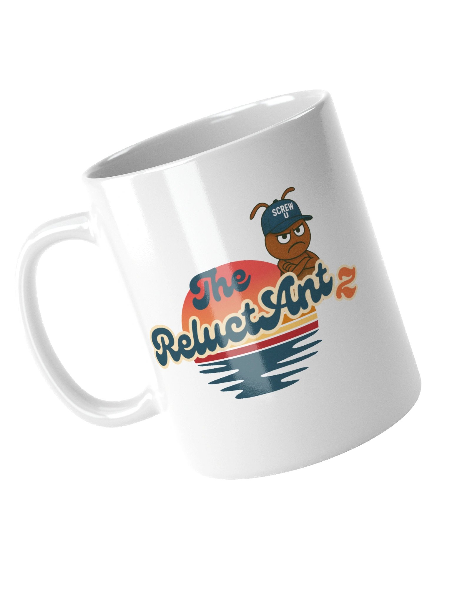 Screw U Coffee Mug by The ReluctAntz – White product image (4)