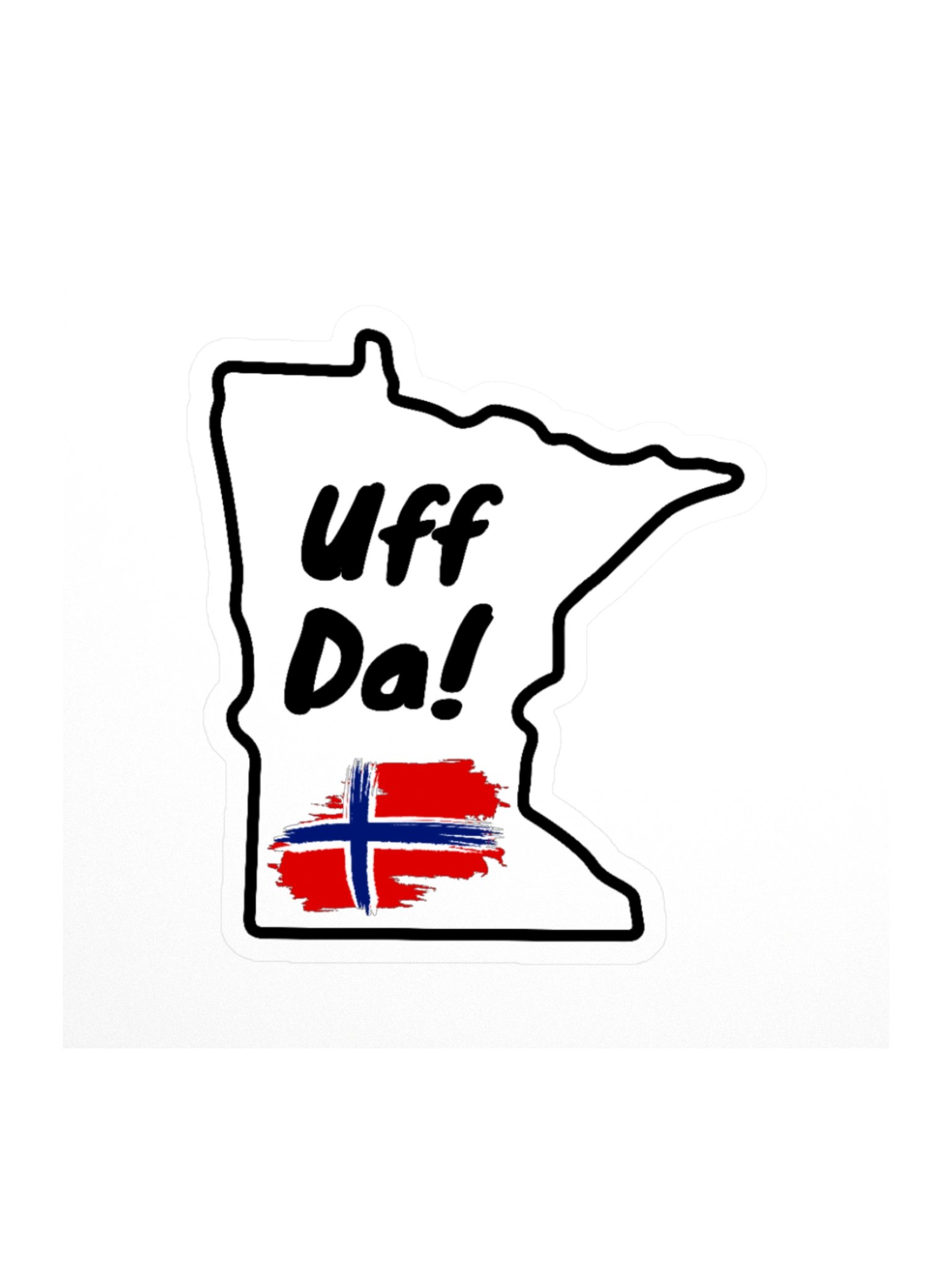 Norwegian Heritage Flag Kiss Cut Sticker product image (3)