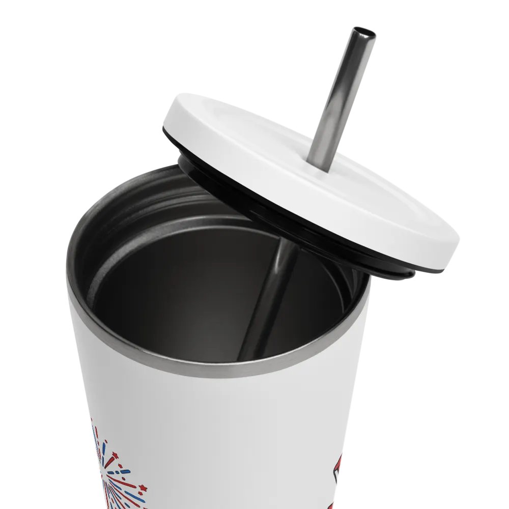 July 4th Insulated Cup With Lid product image (129)