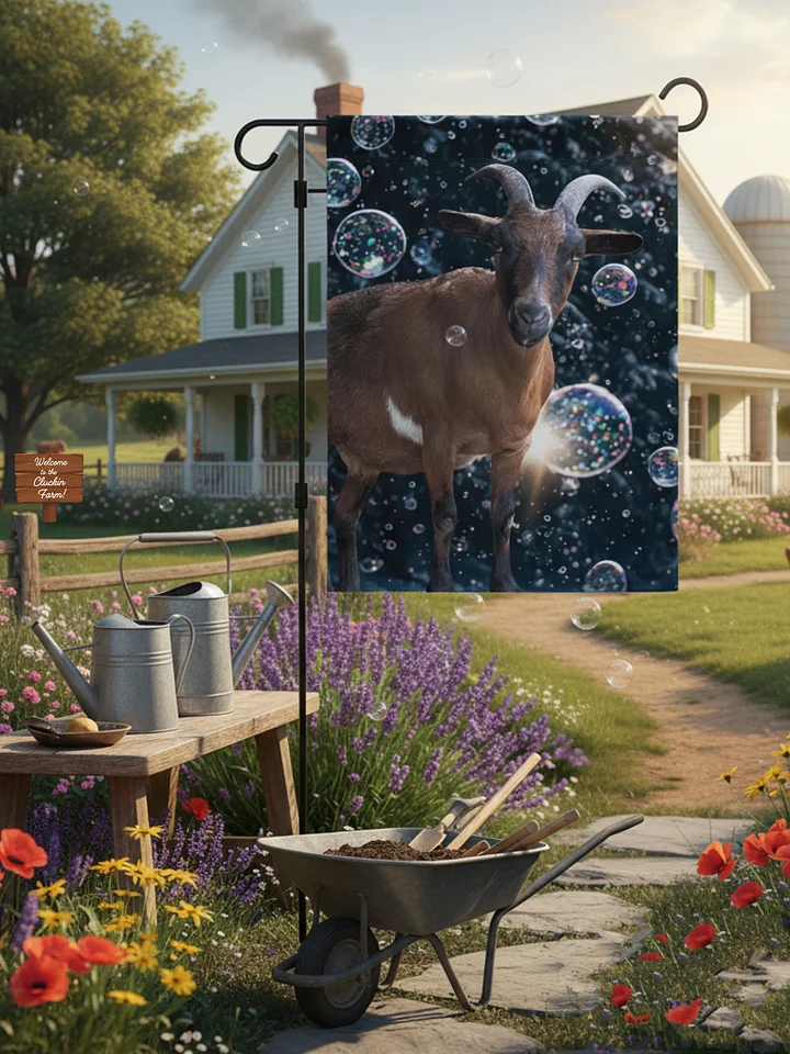 Rey & Bubbles Farm Flag product image (1)