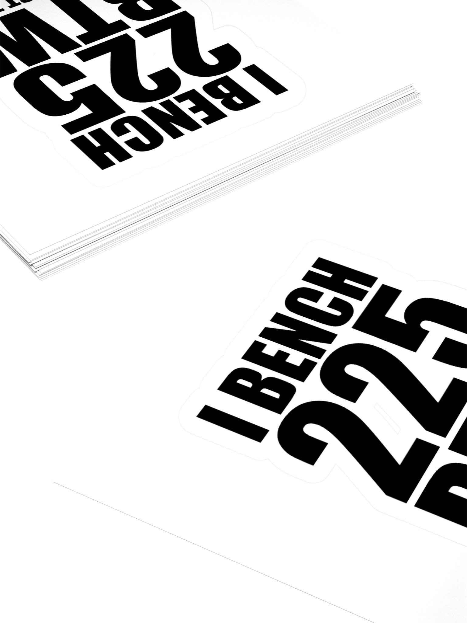 I Bench 225 Sticker product image (4)