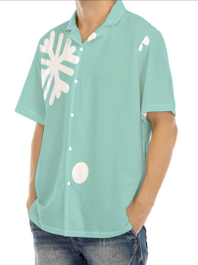 Snowflake Mint Cuban Shirt product image (3)