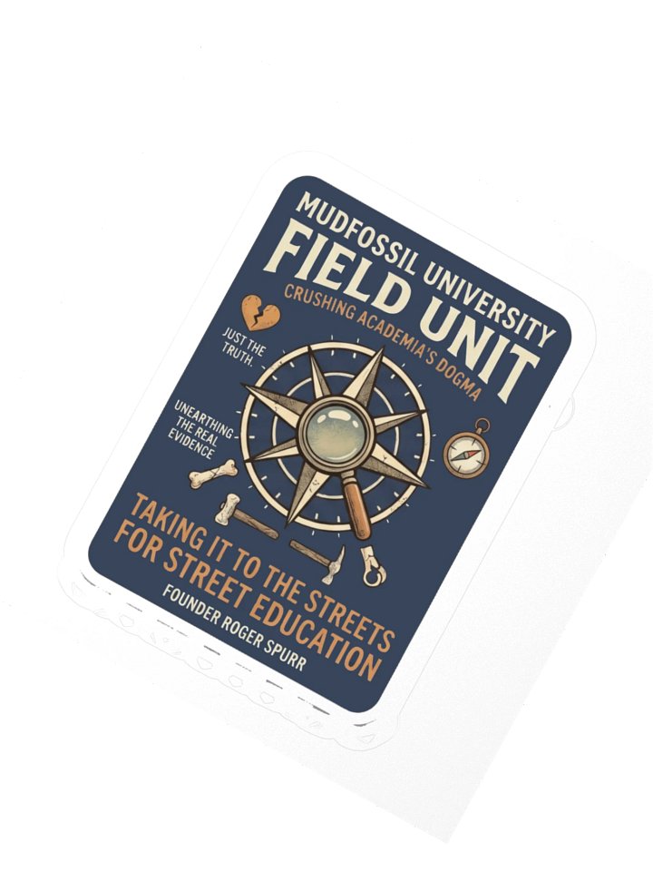 Mudfossil University Field Unit Kiss Cut Sticker product image (2)