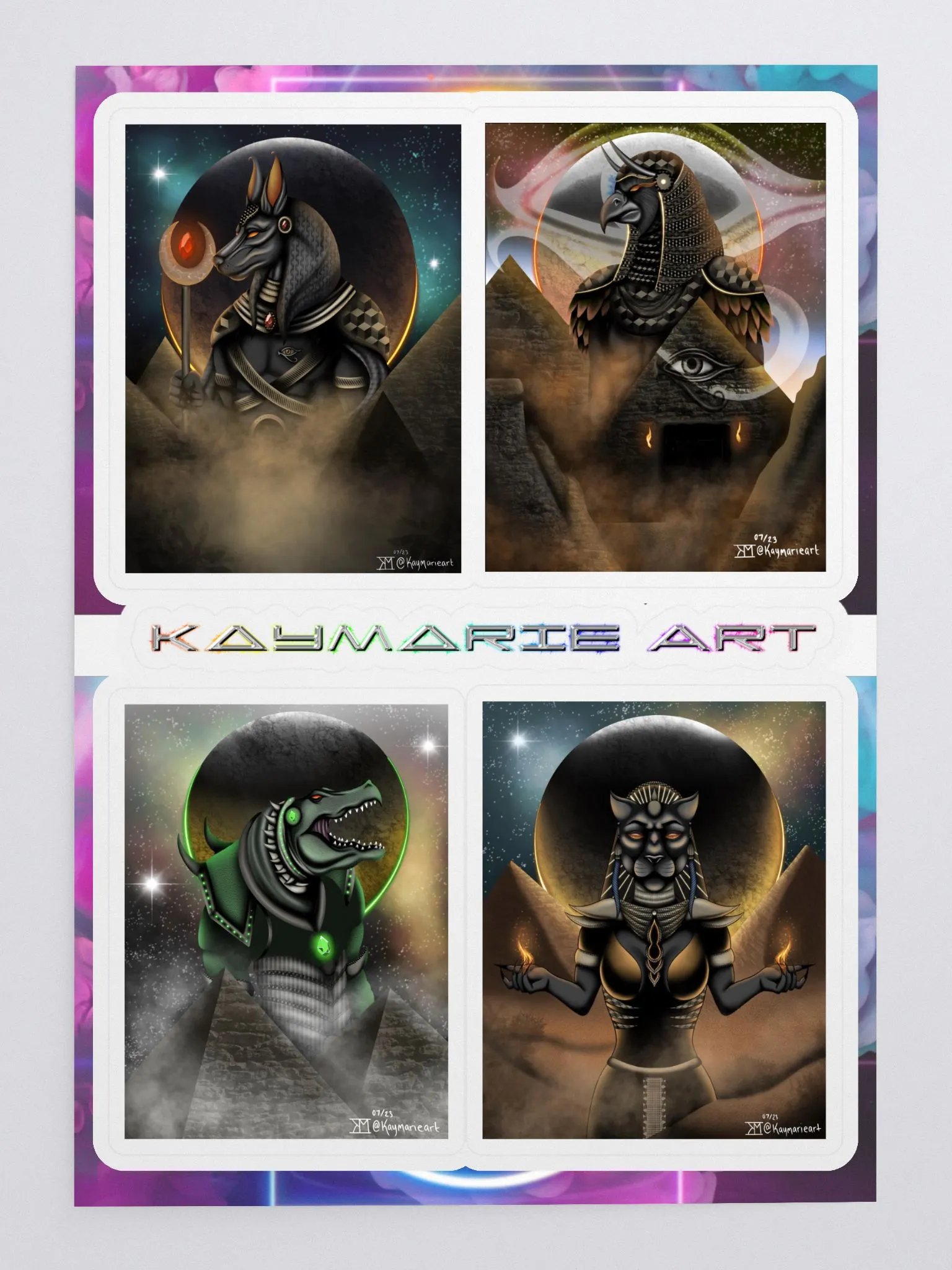 Rise of Gods Sticker Sheet | kaymarie