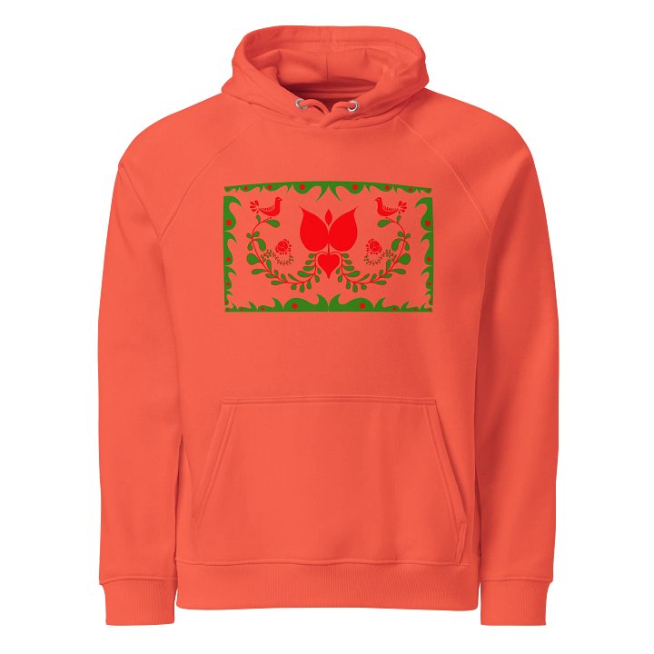Vibrant Hungarian Garden Eco Hoodie product image (1)