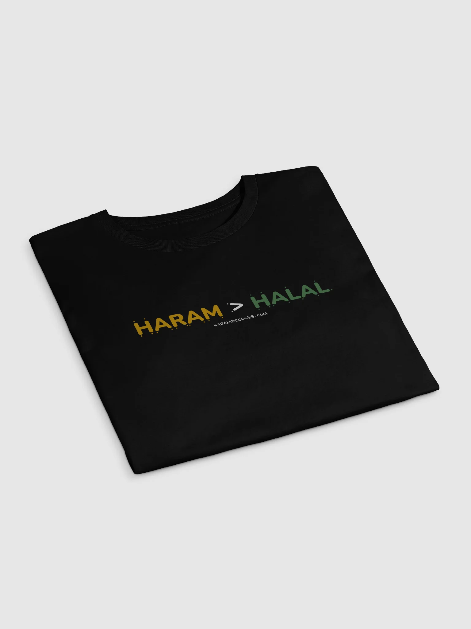 Haram > Halal Crop T-Shirt product image (3)