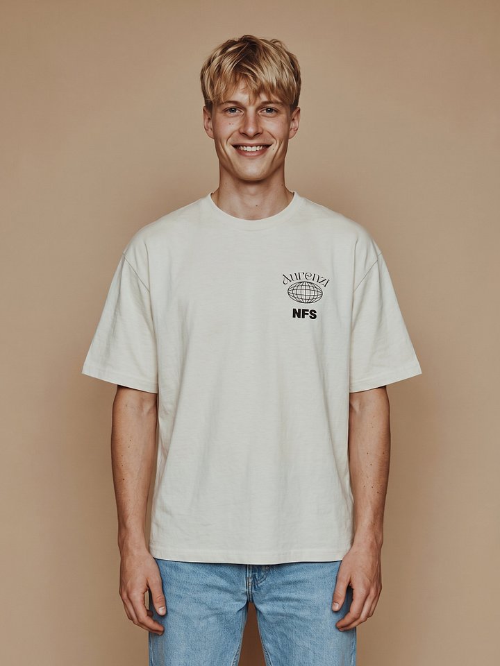 Release Tee – Ivory Signal / Capsule 01 product image (2)