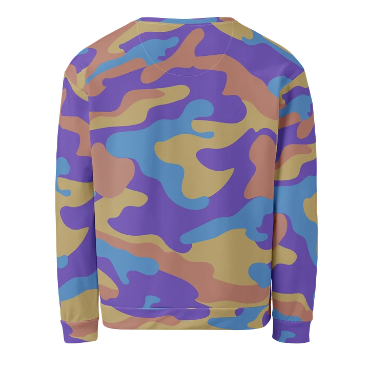 Y2K Camo Sweatshirt – Bold Retro Streetwear Crewneck product image (2)