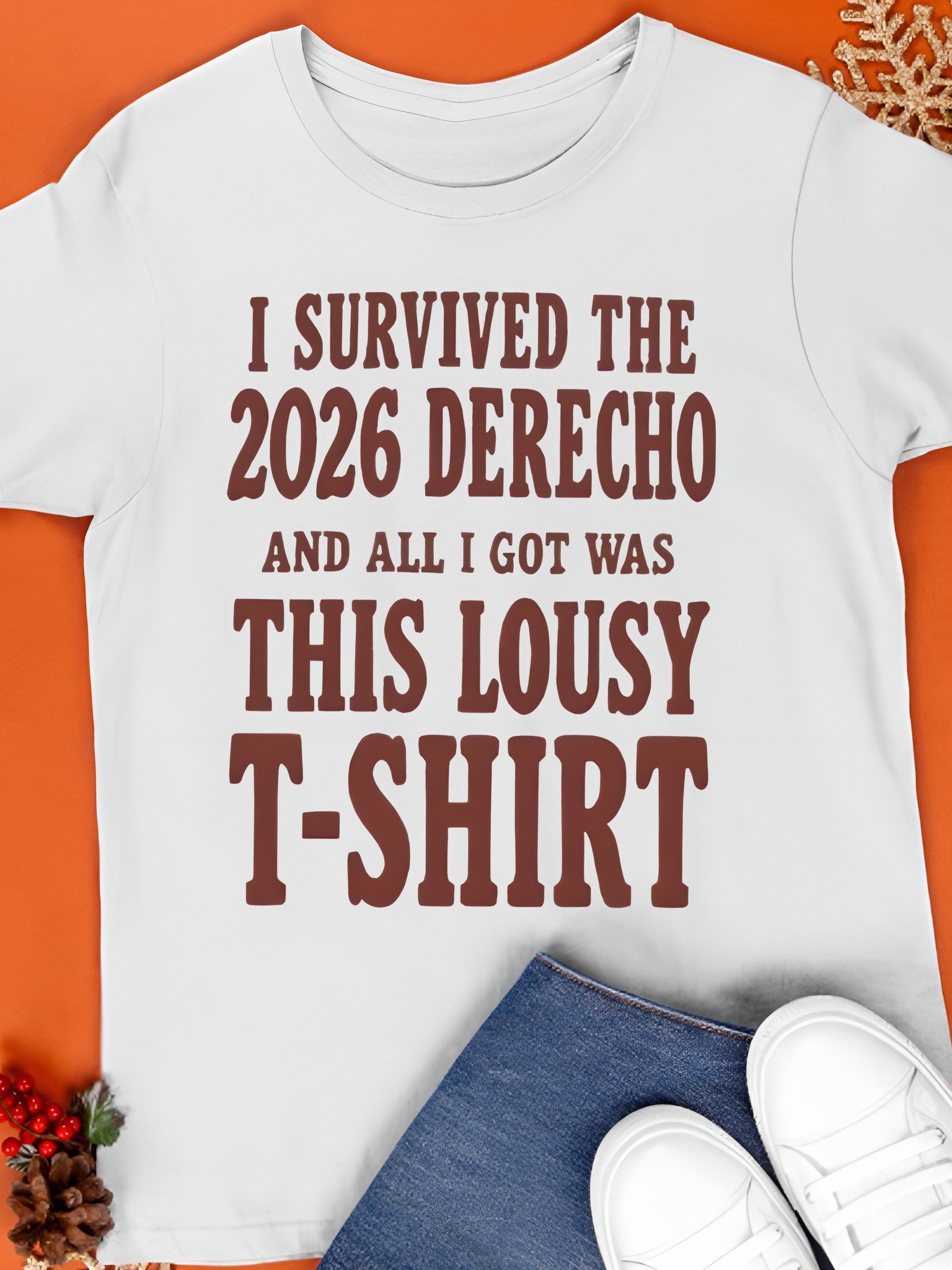 I Survived the 2026 Derecho and All I Got Was This Lousy T-Shirt product image (1)