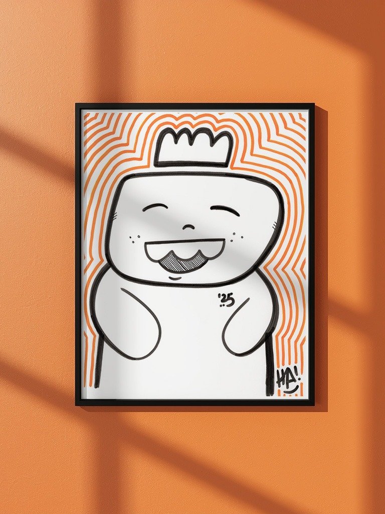 Mr Joy – Limited Edition Art Print (Unframed) product image (1)