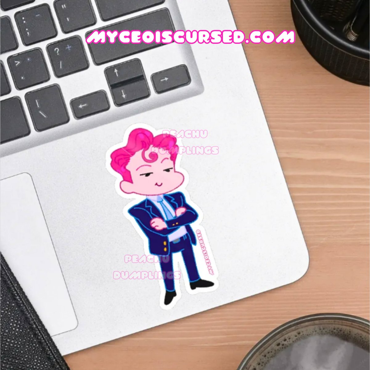 Cursed CEO - Glossy Sticker 💗 product image (2)