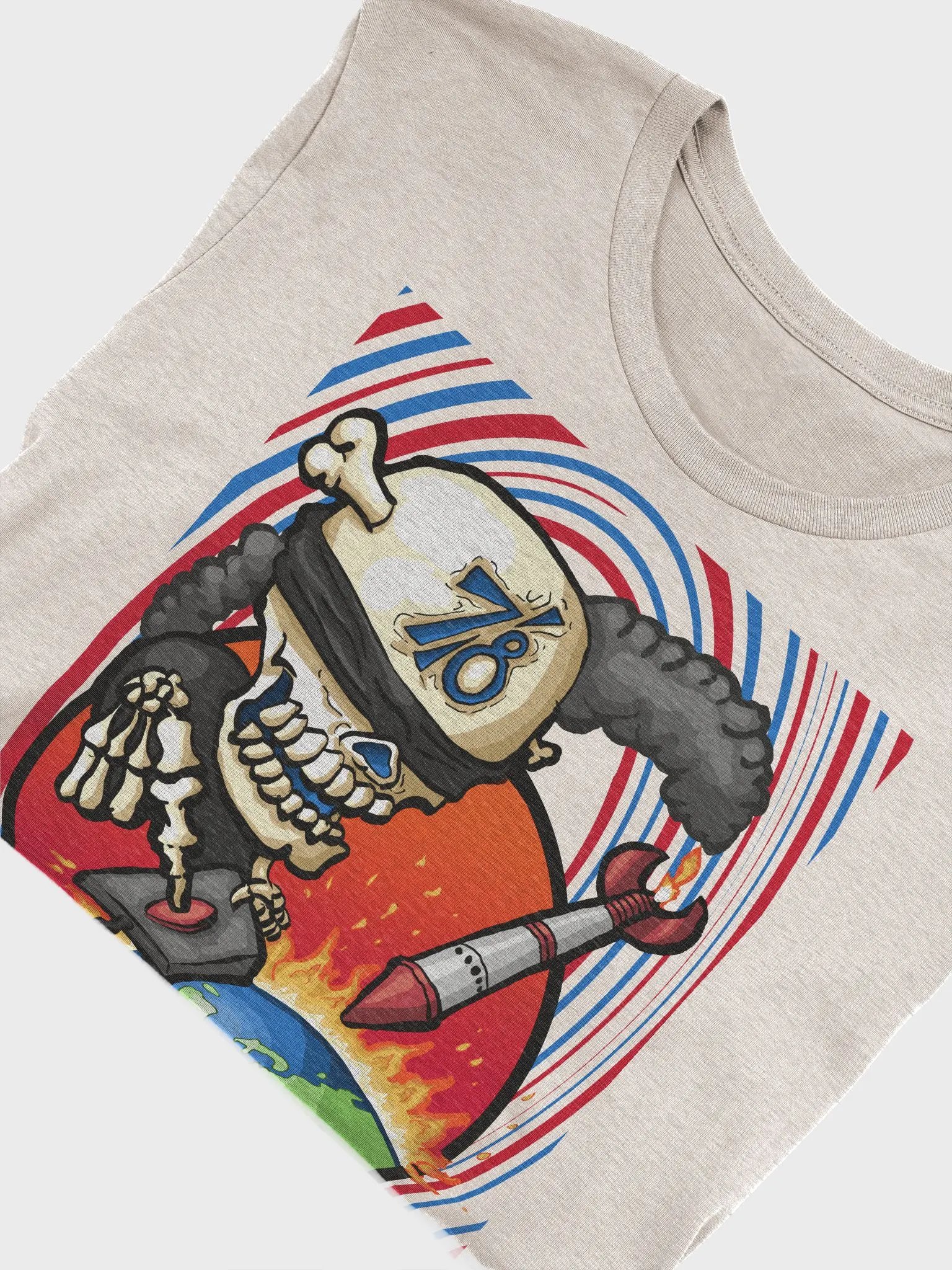 BlindDesecrator Logo with Background Tee product image (4)