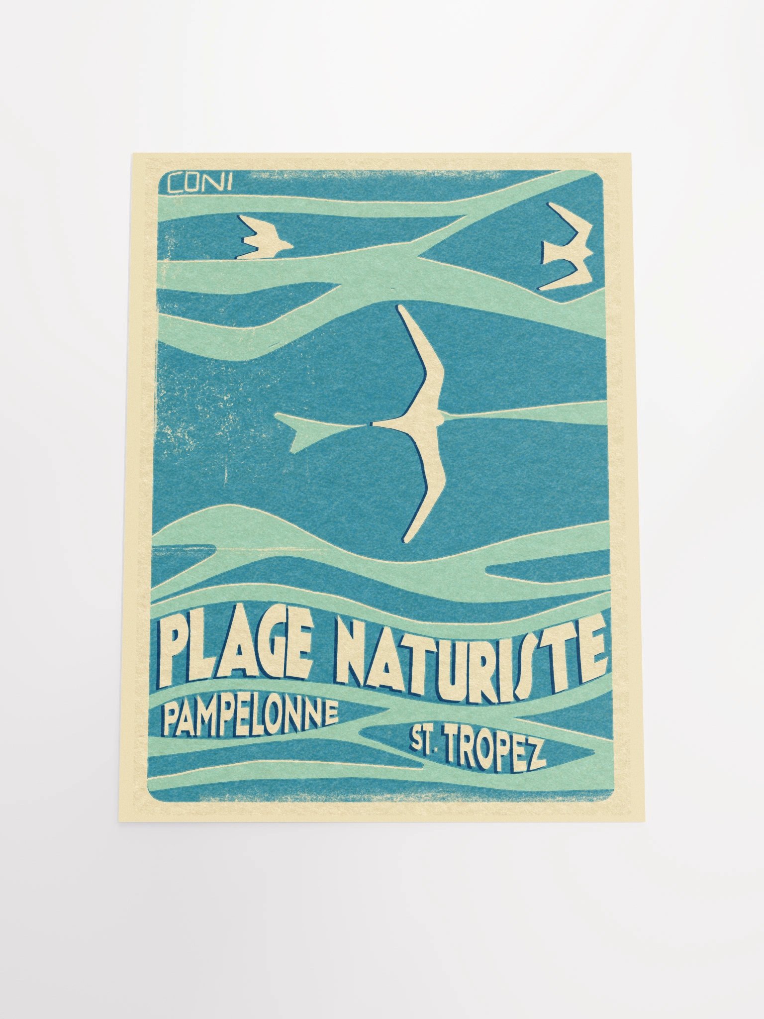Plage Naturiste Print product image (4)