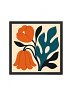Bold Floral Framed Wall Art