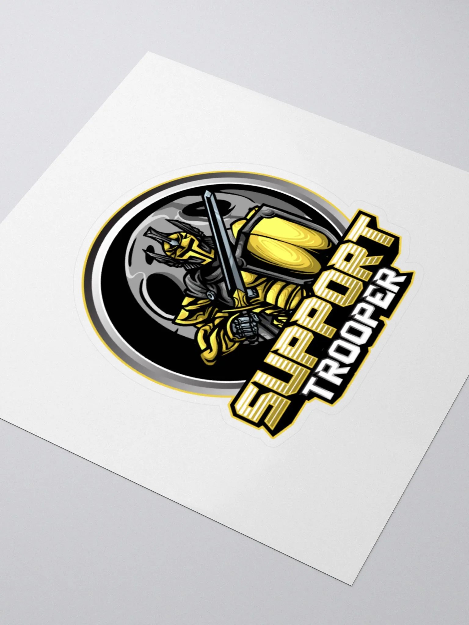 SupportTrooper – Heroic Armor Vinyl Sticker product image (3)