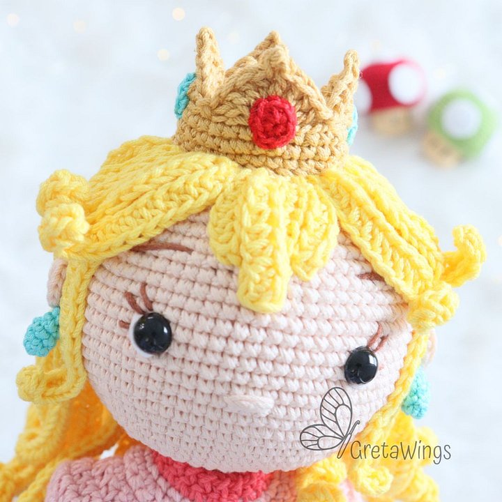 Patrón de Amigurumis de Peach (Descarga Digital) product image (2)