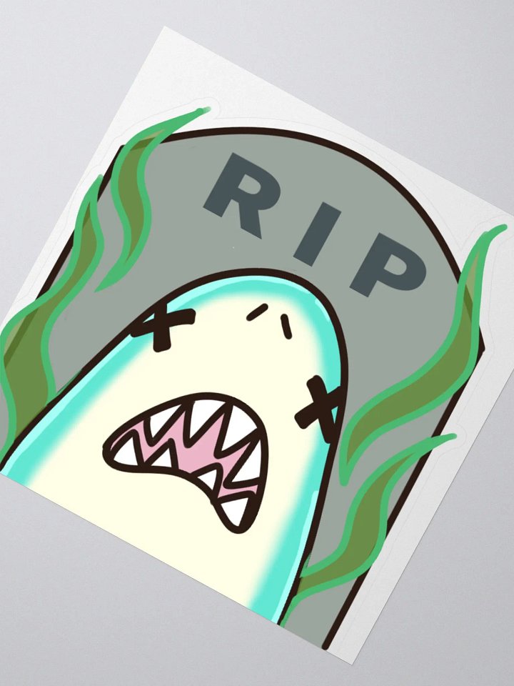 Shark RIP Sticker product image (5)