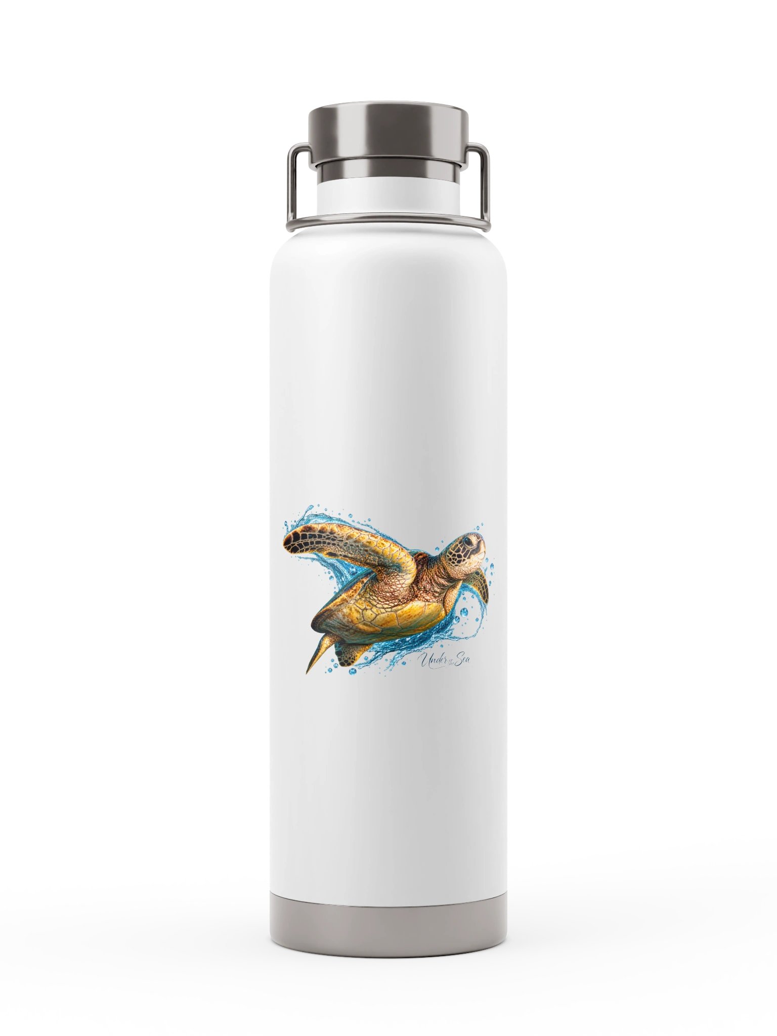 Hawaiian Green in the Blue Water Bottle product image (1)