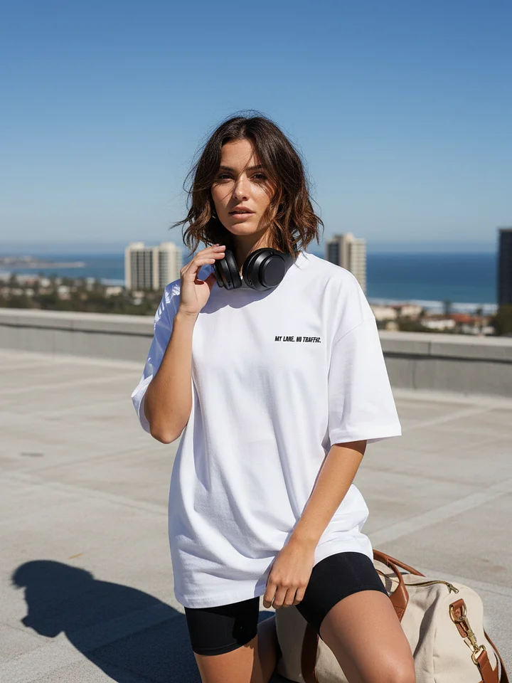 MY LANE. NO TRAFFIC - Unisex Oversized T-Shirt product image (2)