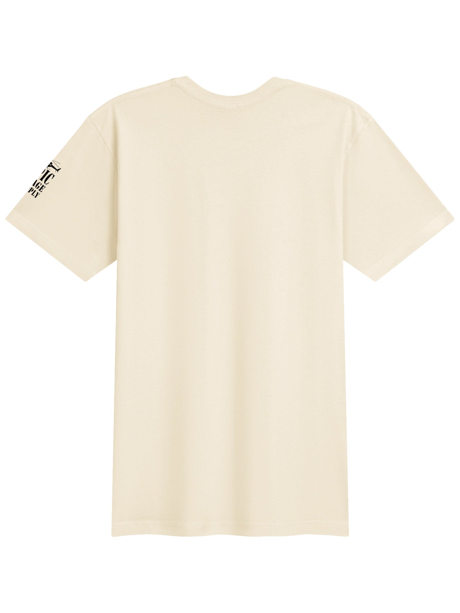 HANGIN OUT COTTON CREWNECK T-SHIRT-NATURAL product image (2)