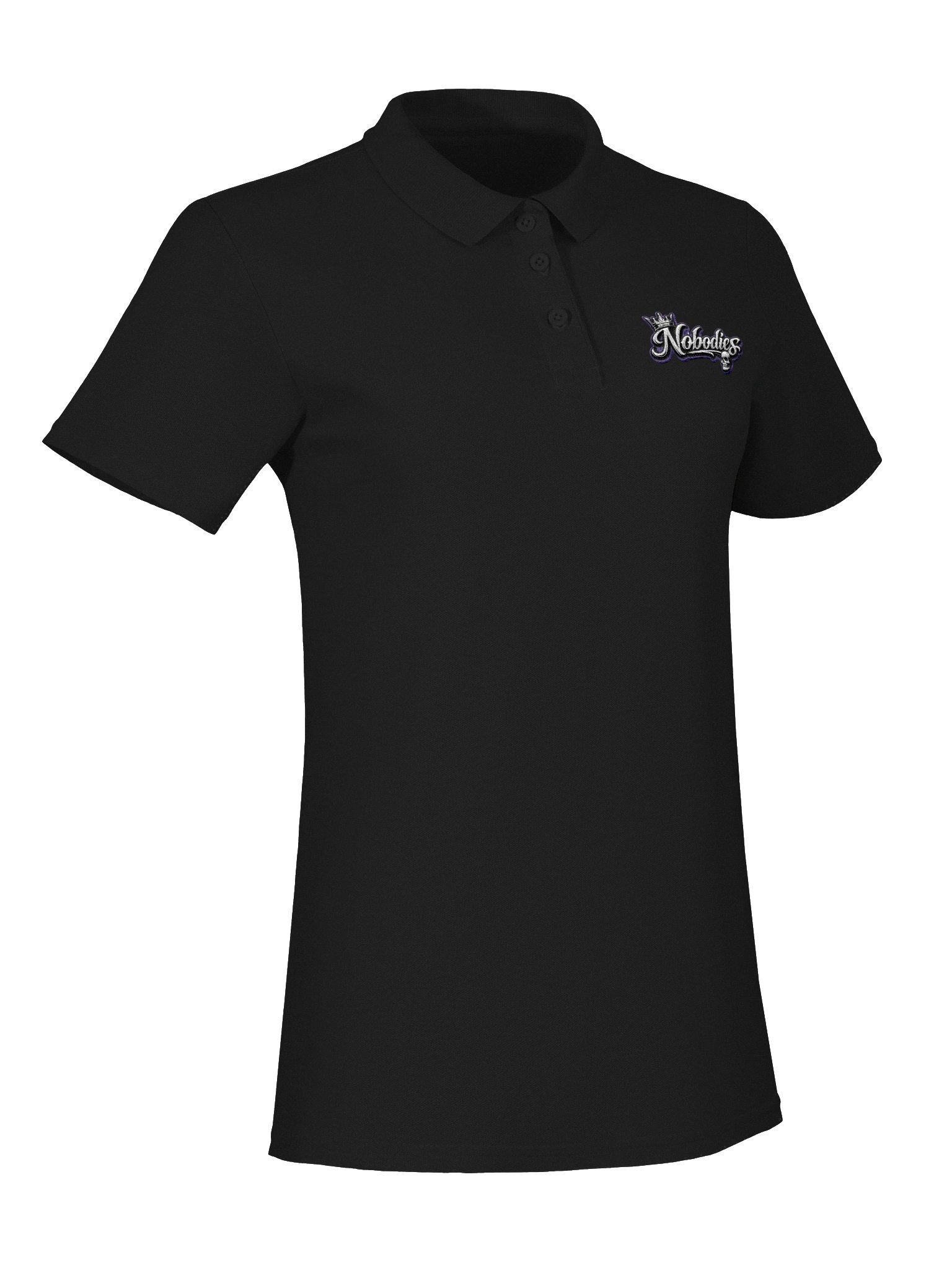 ''Nobodies'' Women's Pique Polo Shirt product image (3)