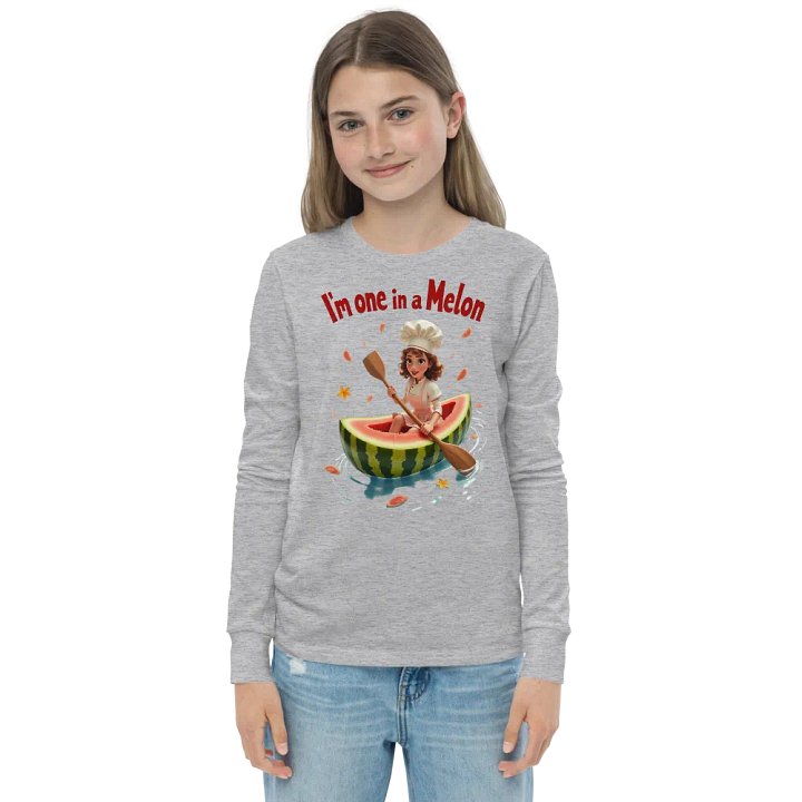 I'm One in a Melon Chef Youth Long Sleeve Tee product image (3)