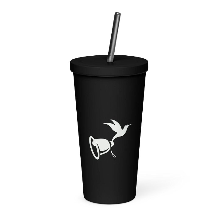 Vibrant Insulated Tumbler with Straw product image (1)