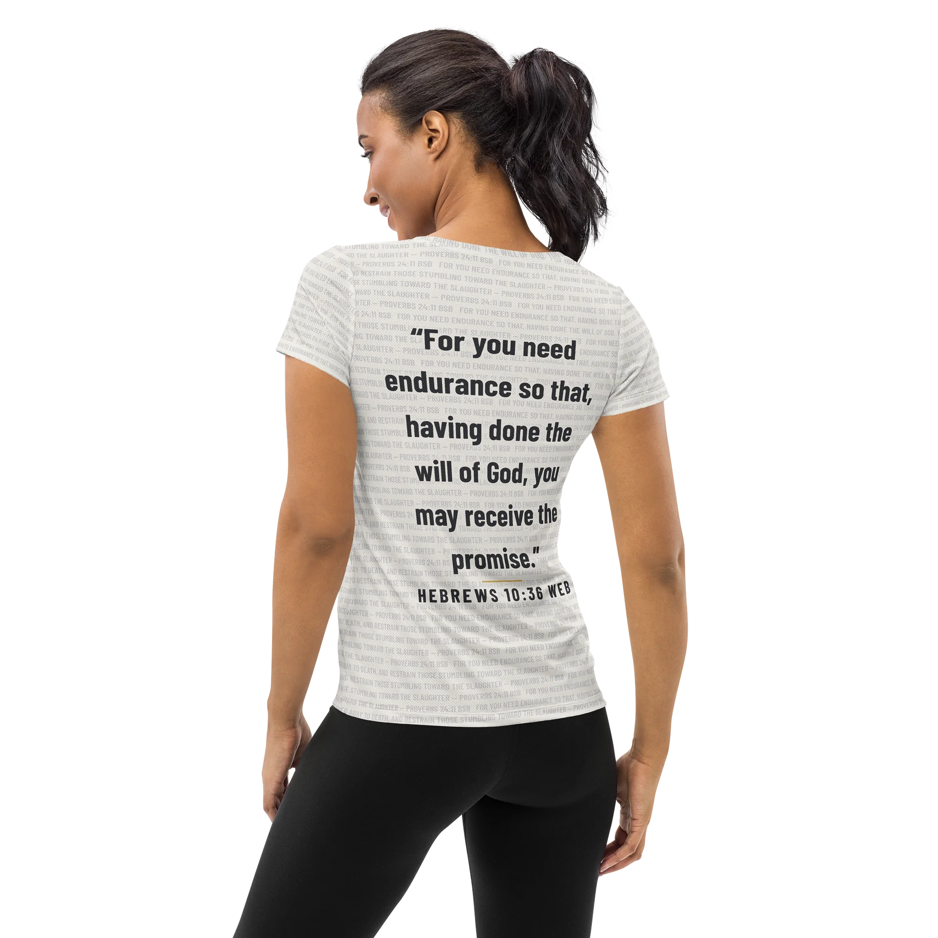 Scripture Women's Athletic Tee product image (2)