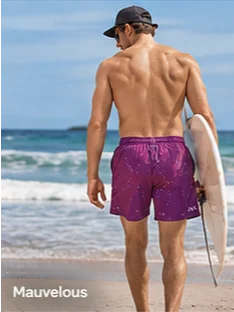 His House Mens Swimsuit - "Mauvelous" by His House