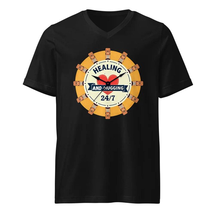 Healing Hearts 24/7 V-Neck Tee product image (1)