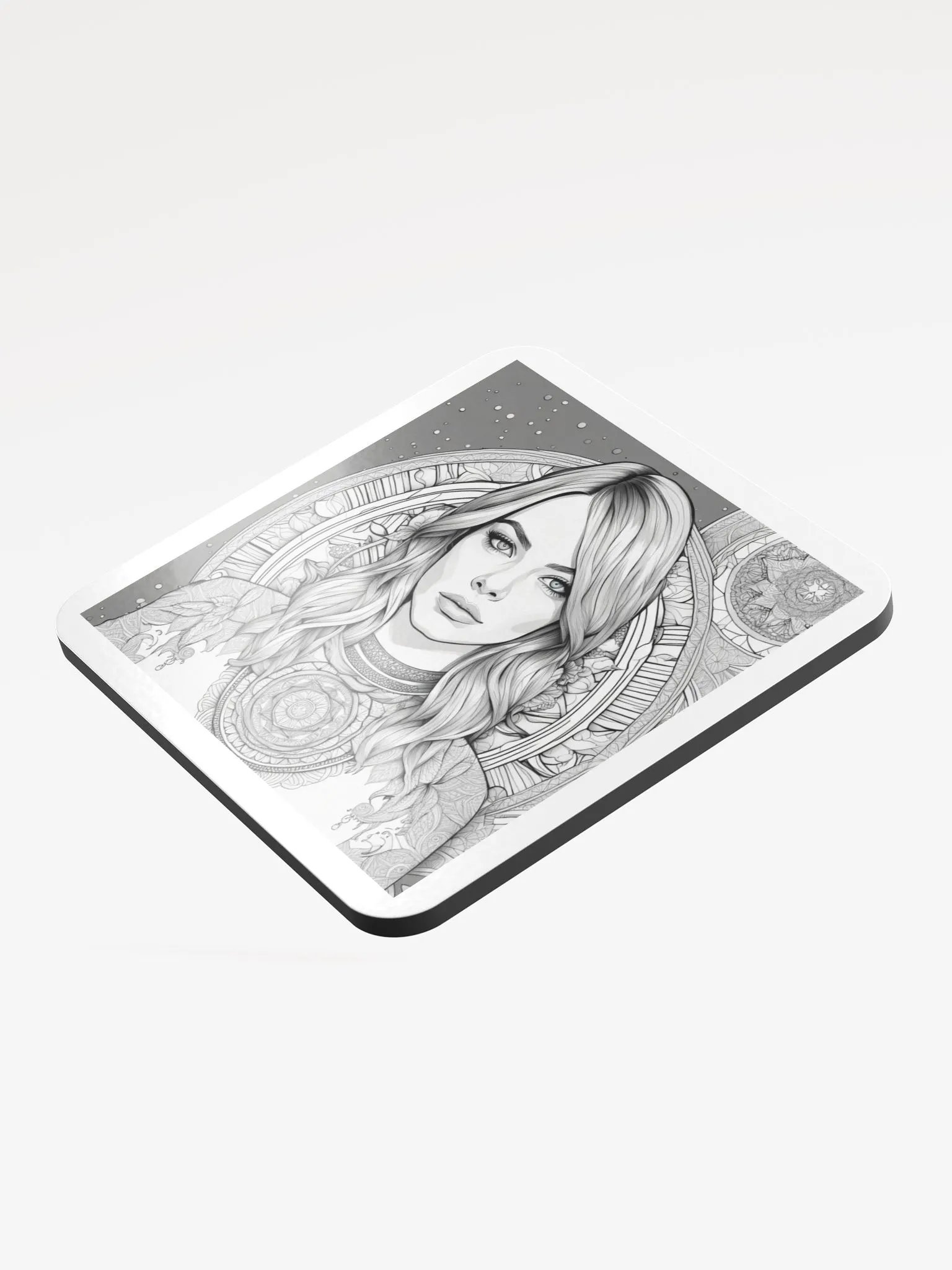 Mandala Muse Glossed Cork Coaster product image (3)