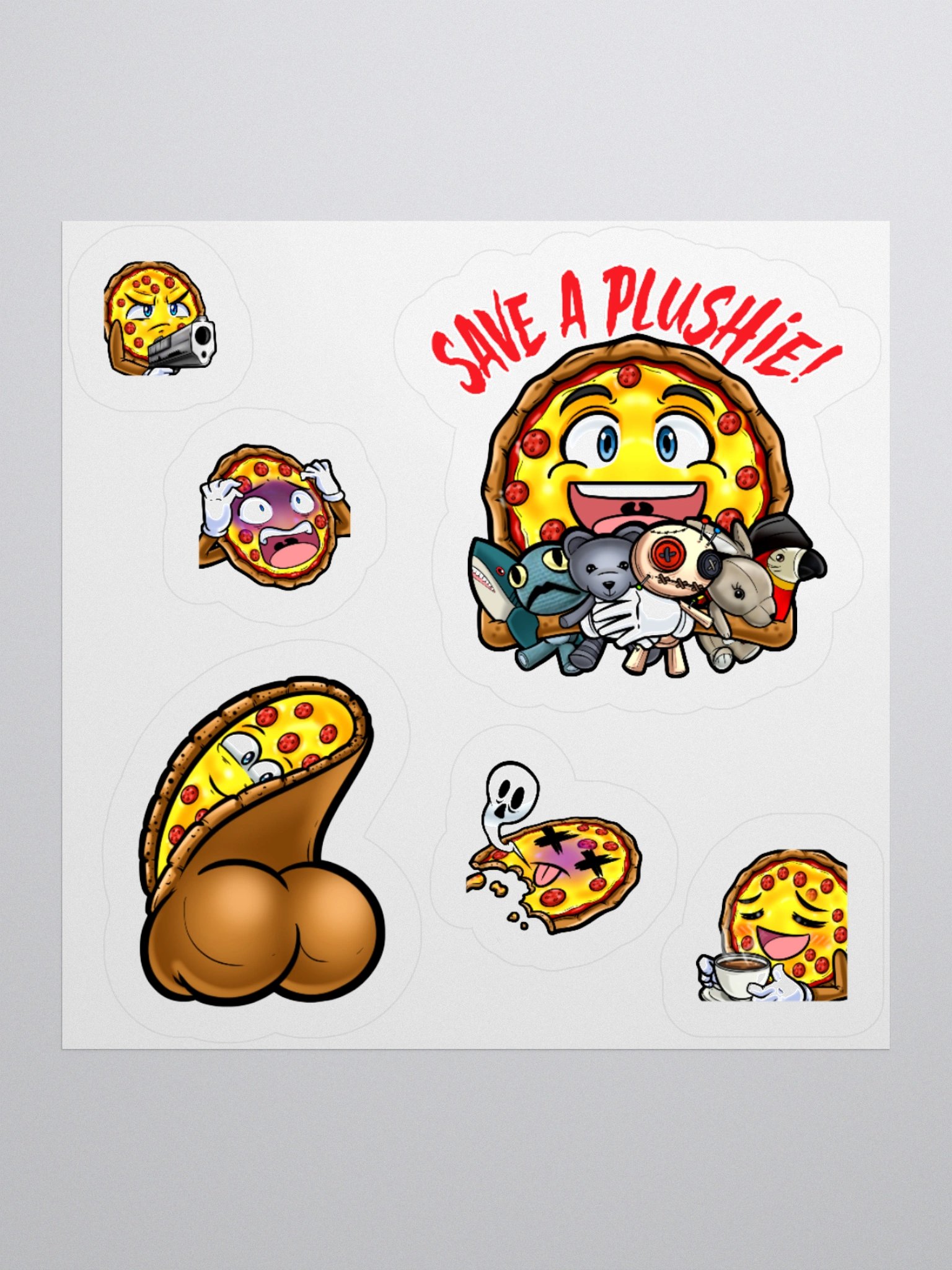 SpookyTimePizza - Sticker Set product image (1)