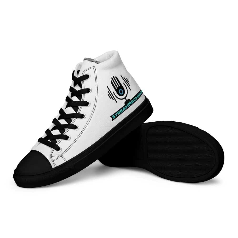 StreamMachine Men's High Top Canvas Shoes product image (10)