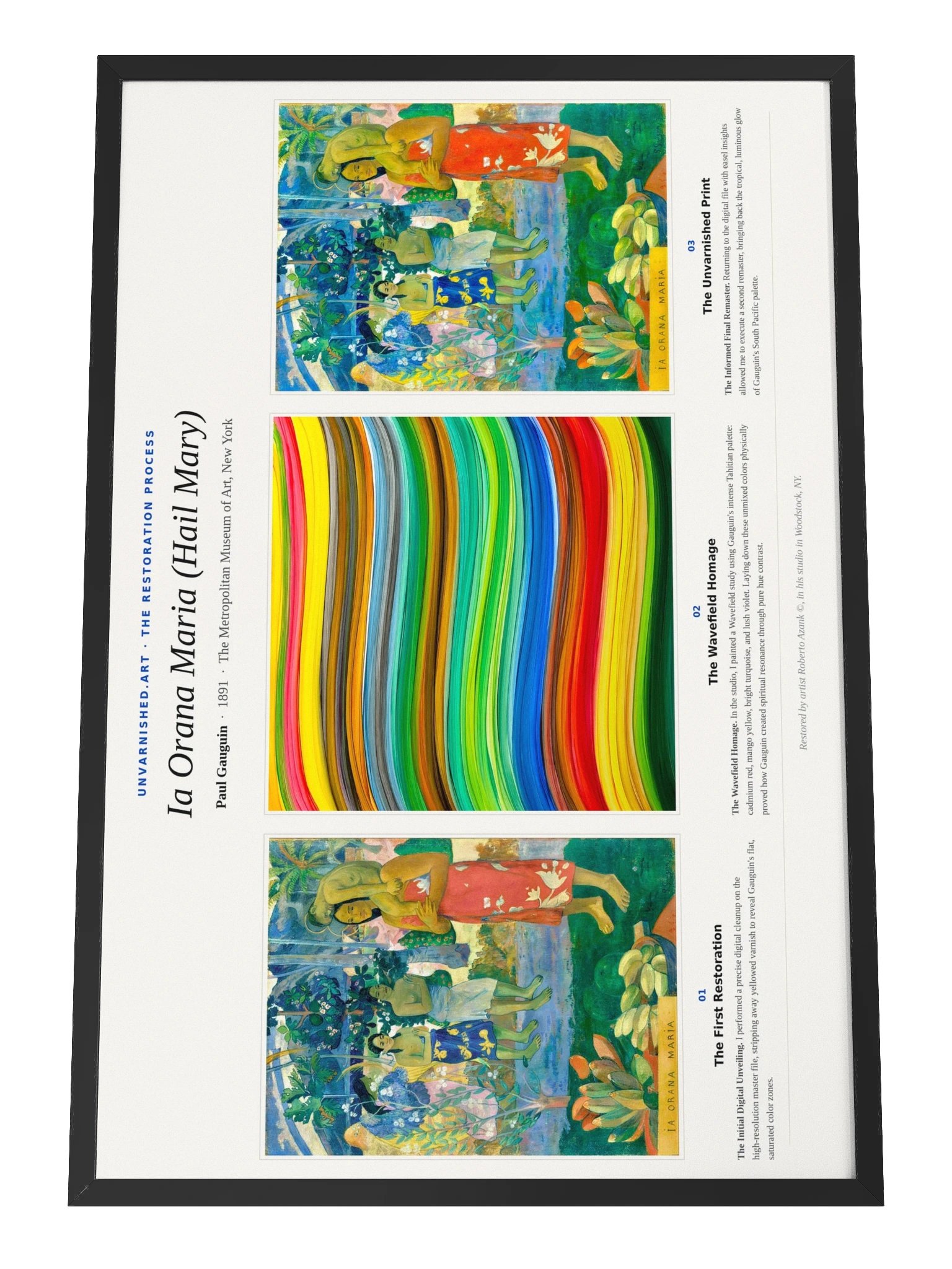 Ia Orana Maria (Hail Mary) — Framed Process Poster product image (1)