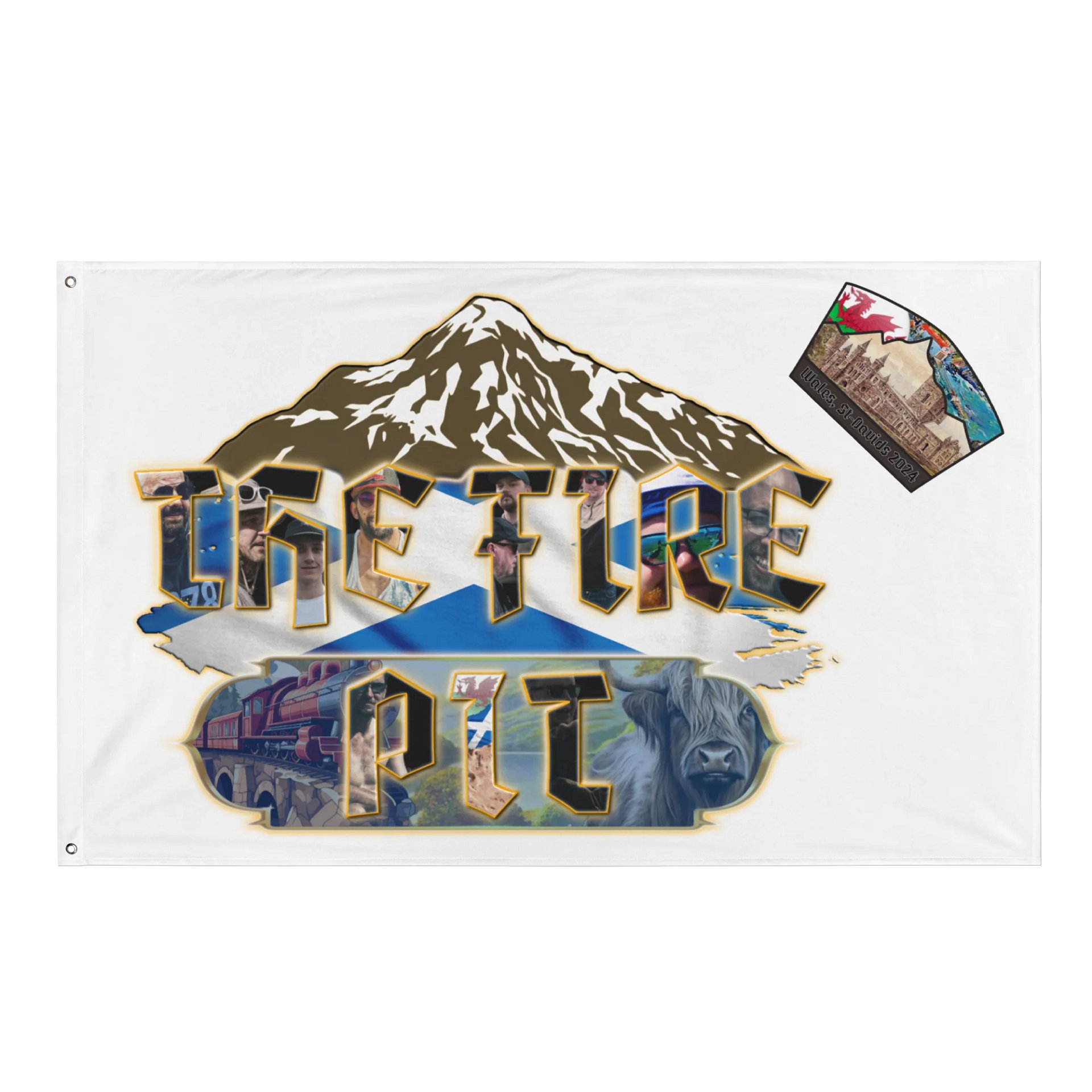 THE FIRE PIT SCOTLAND/WALES PATCH FLAG product image (1)