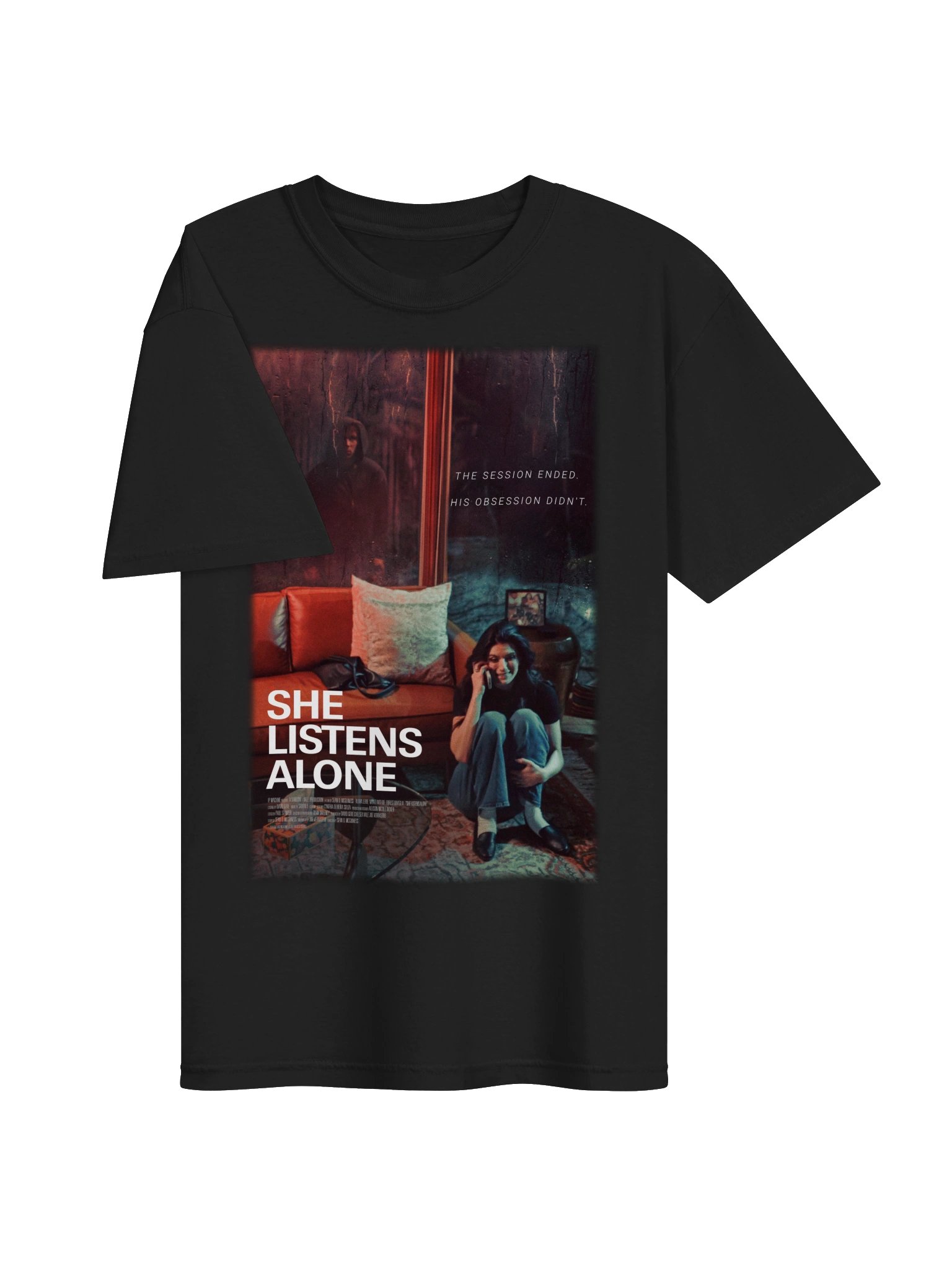 She Listens Alone – Official Movie Poster T-Shirt product image (3)