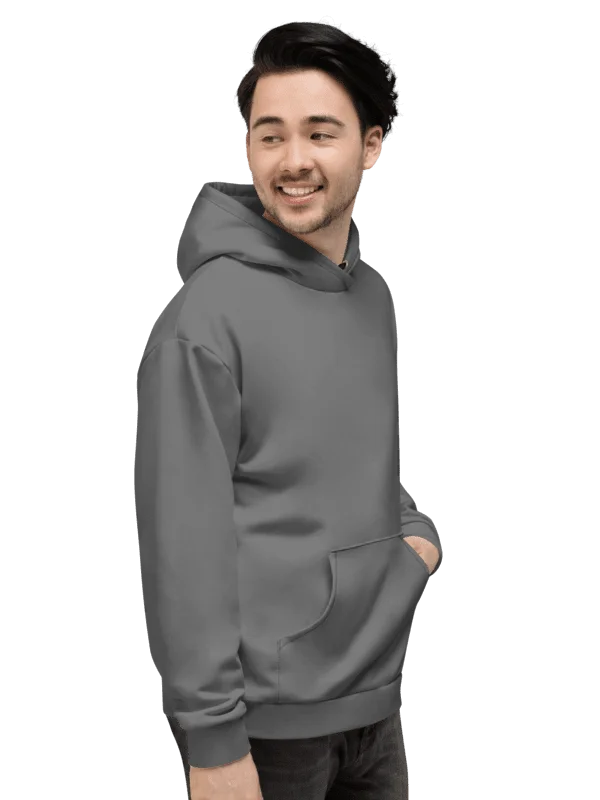 Minimal Gray Unisex Hoodie product image (3)