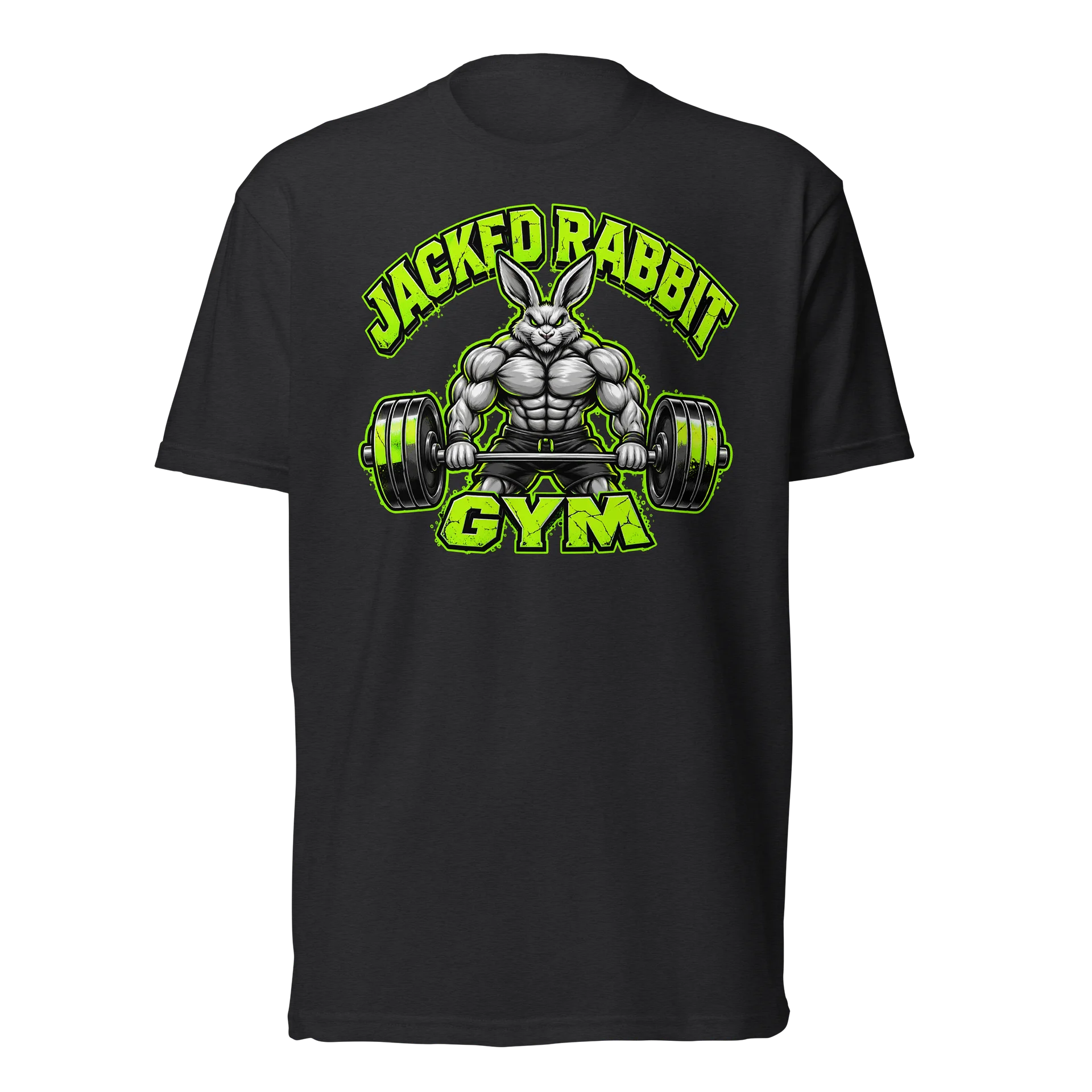 Jacked Rabbit Gym – Hardcore Green Tee product image (1)